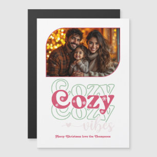 Frosted Cranberry Holiday Keepsake Christmas Photo