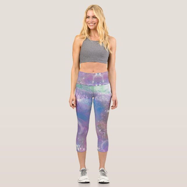 Frosted Dreaming Capri Leggings (Front)