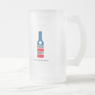 Frosted Drinking Liberally Mug