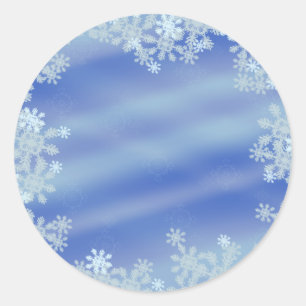Frosted Edges Classic Round Sticker