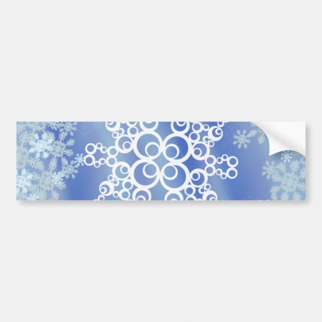 Frosted Edges II Bumper Sticker (Front)