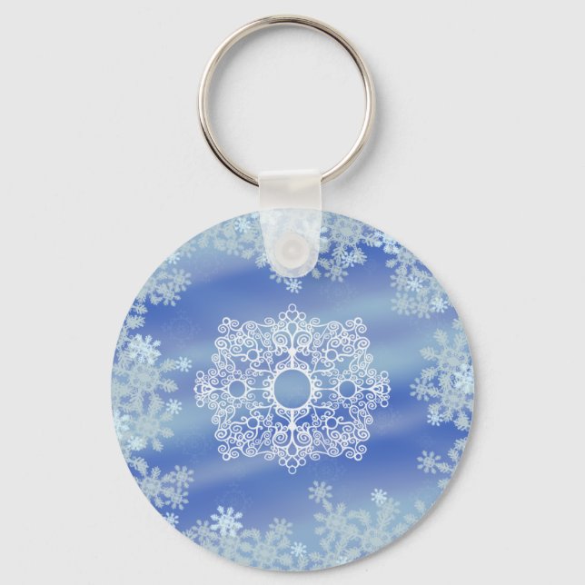 Frosted Edges IV Key Ring (Front)