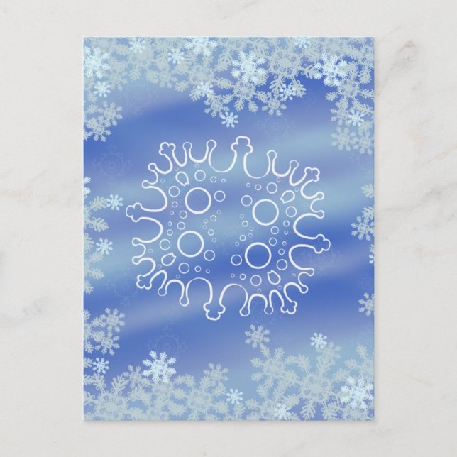 Frosted Edges V Postcard (Front)