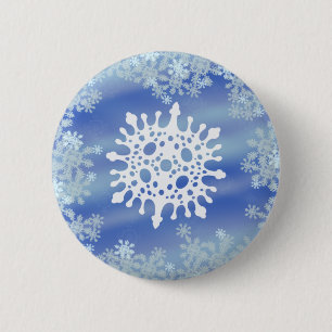 Frosted Edges VI 6 Cm Round Badge
