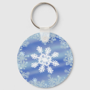 Frosted Edges VII Key Ring