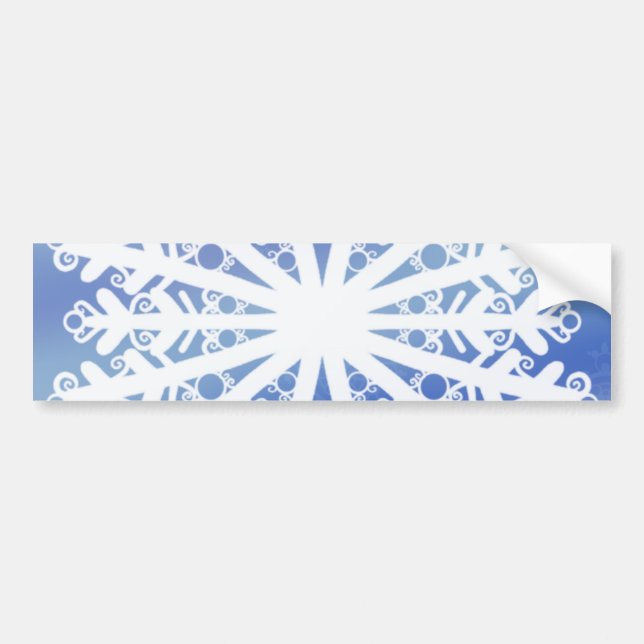 Frosted Edges VIII Bumper Sticker (Front)
