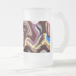 Frosted Fiesta 3 Glass Mug