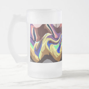 Frosted Fiesta 5 Glass Mug