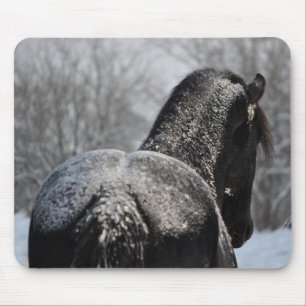 Frosted Friesian Butt Mouse Mat