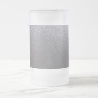Frosted Glass Artist created Silver Leather Look