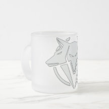 Frosted Glass Cerb Mug