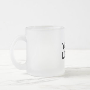 Frosted Glass Mug (10 oz)