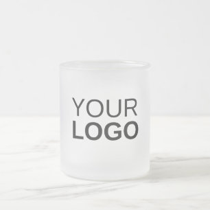 Frosted Glass Mug - 10 oz