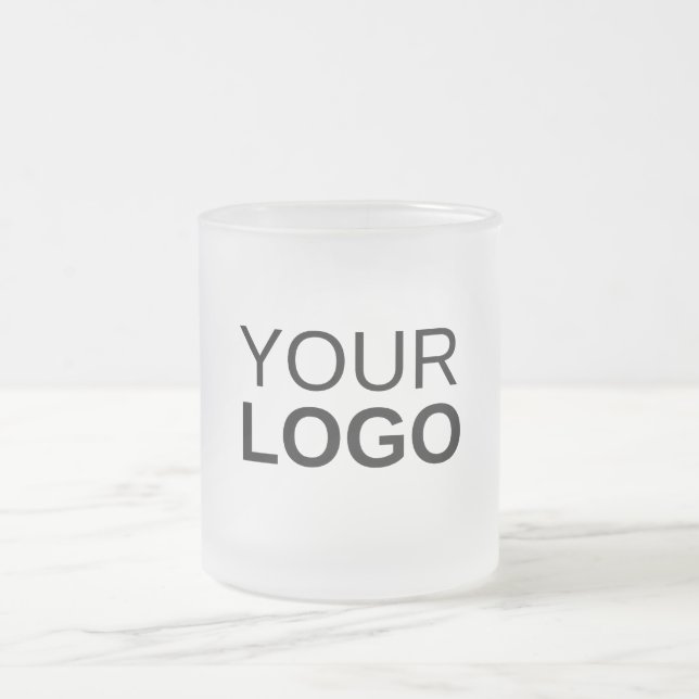 Frosted Glass Mug - 10 oz (Center)