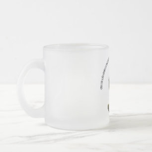 Frosted Glass Mug, 10 oz Coffee Mug
