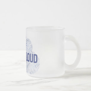 Frosted Glass Mug, 10 oz Coffee Mug