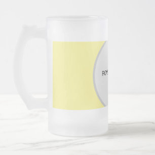 Frosted Glass Mug, 16 oz Beer Mug