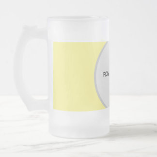Frosted Glass Mug, 16 oz Frosted Glass Beer Mug