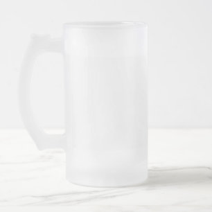 Frosted Glass Mug, 16 oz Frosted Glass Beer Mug