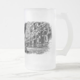 Frosted Glass Mug, 473 ml Beer Mug