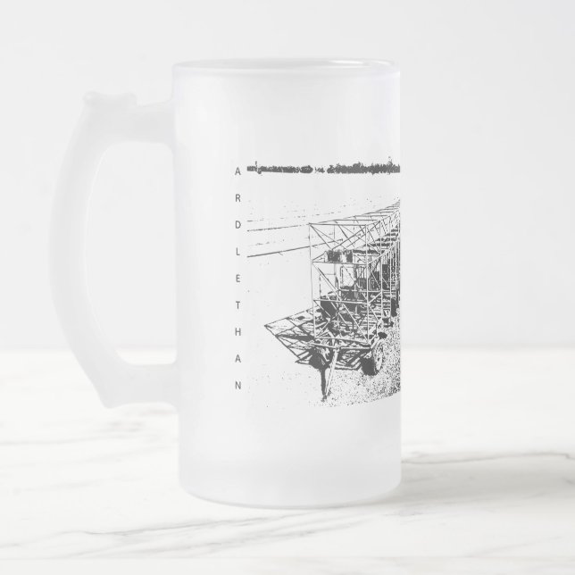 Frosted Glass Mug, 473 ml  Beer Mug (Left)