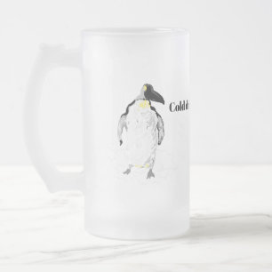 Frosted Glass Mug :  Coldest 