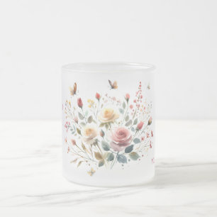 Frosted Glass Mug MY MOST BEAUTIFUL PLACE Var01