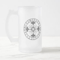 Frosted Glass Mug, Valhalla Oliver | Mjollnir