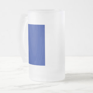 Frosted Glass Mug with flag of France
