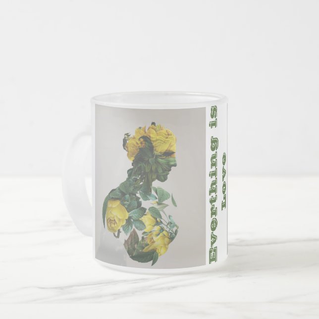Frosted Glass Mugs (Front Left)