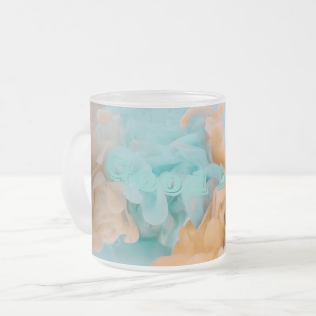 Frosted Glass Mugs (Front Left)