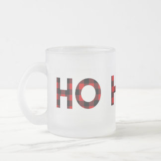 Frosted “ho ho ho” Mug