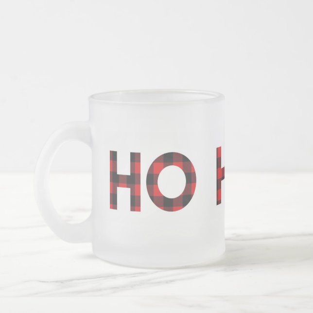 Frosted “ho ho ho” Mug (Left)