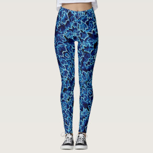 Frosted Ivy Blue  Leggings