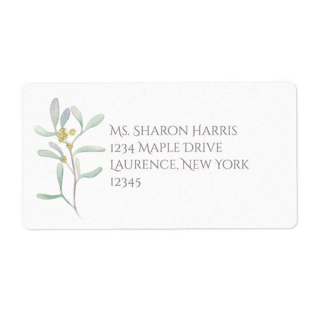 Frosted Mistletoe Winter Wedding (Front)