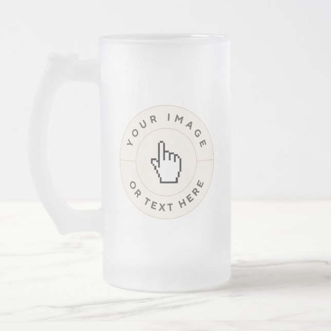 Frosted Mug - Custom (add image/text) (Left)