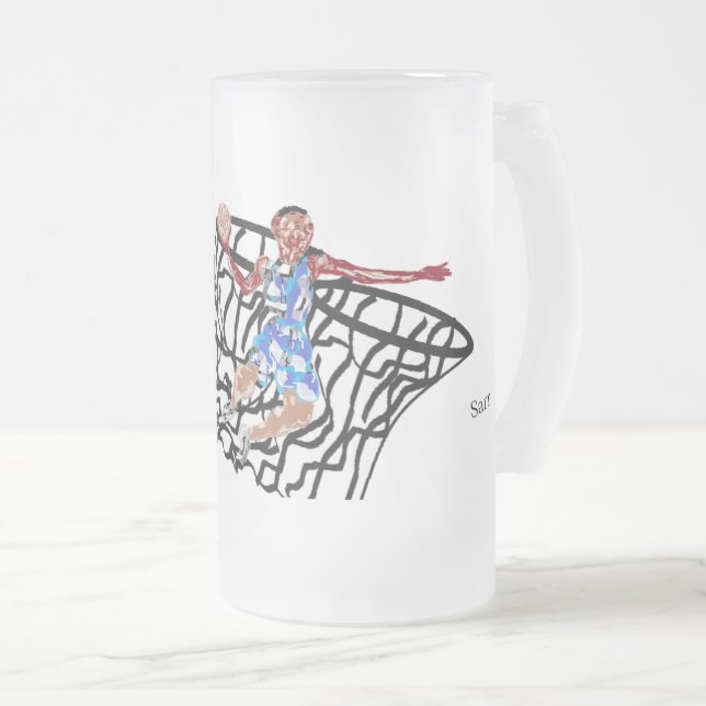 Frosted Mug :  Fly High (Front Right)