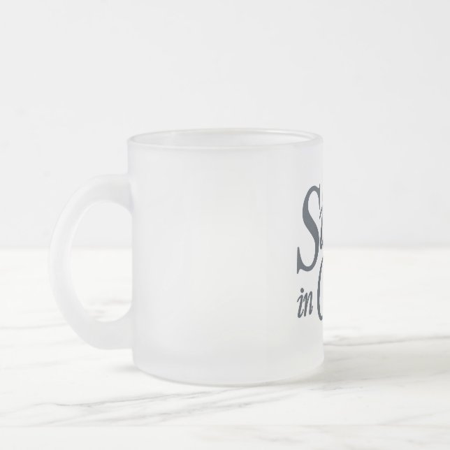 Frosted Mug - grey (Left)