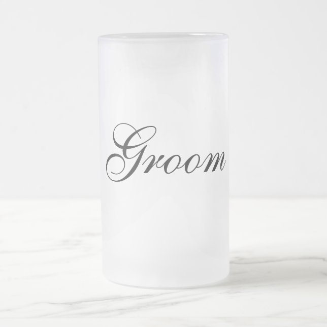 Frosted Mug Groom (Center)