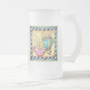 FROSTED MUGS - COOL BEANS! COFFEE ART