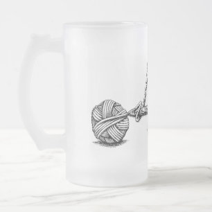 Frosted NYC Crochet Guild mug