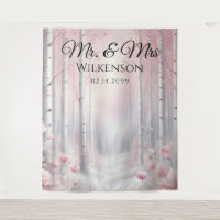 Frosted Petals in a Winter Woodland Wedding 