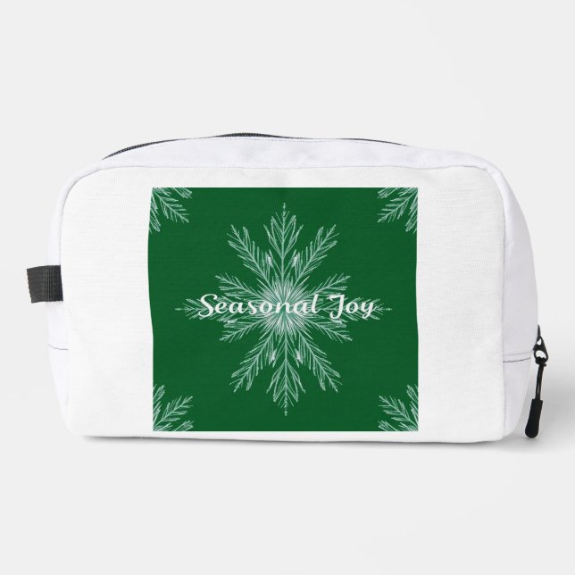 Frosted Pine Elegance Dopp Kit (Front)