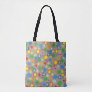 Frosted Polka Dots Tote Bag