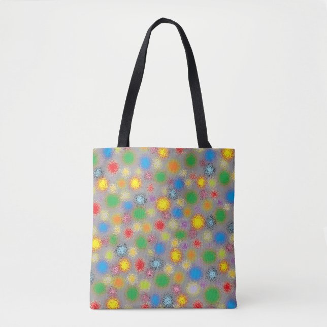 Frosted Polka Dots Tote Bag (Front)