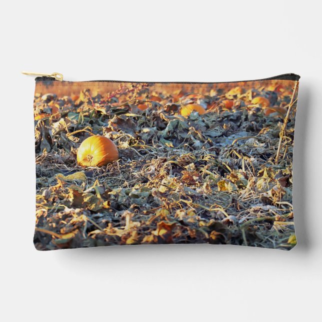 Frosted Pumpkin Patch  Accessory Pouch (Front)
