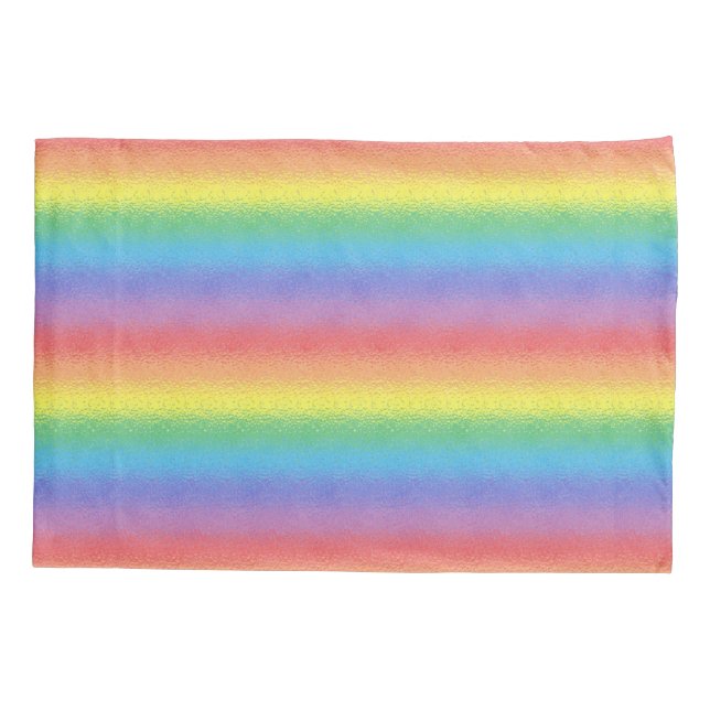 Frosted Rainbow Pillowcase (Back)