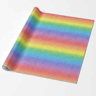 Frosted Rainbow Wrapping Paper