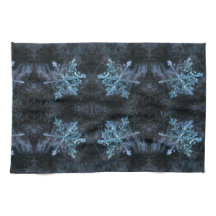 Frosted Snowflake Winter Pattern Holiday Charm