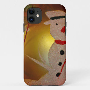 Frosted Snowman Ornament iPhone 11 Case